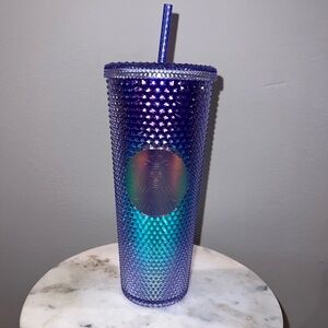 Starbucks Purple and Blue Studded Tumbler 24oz